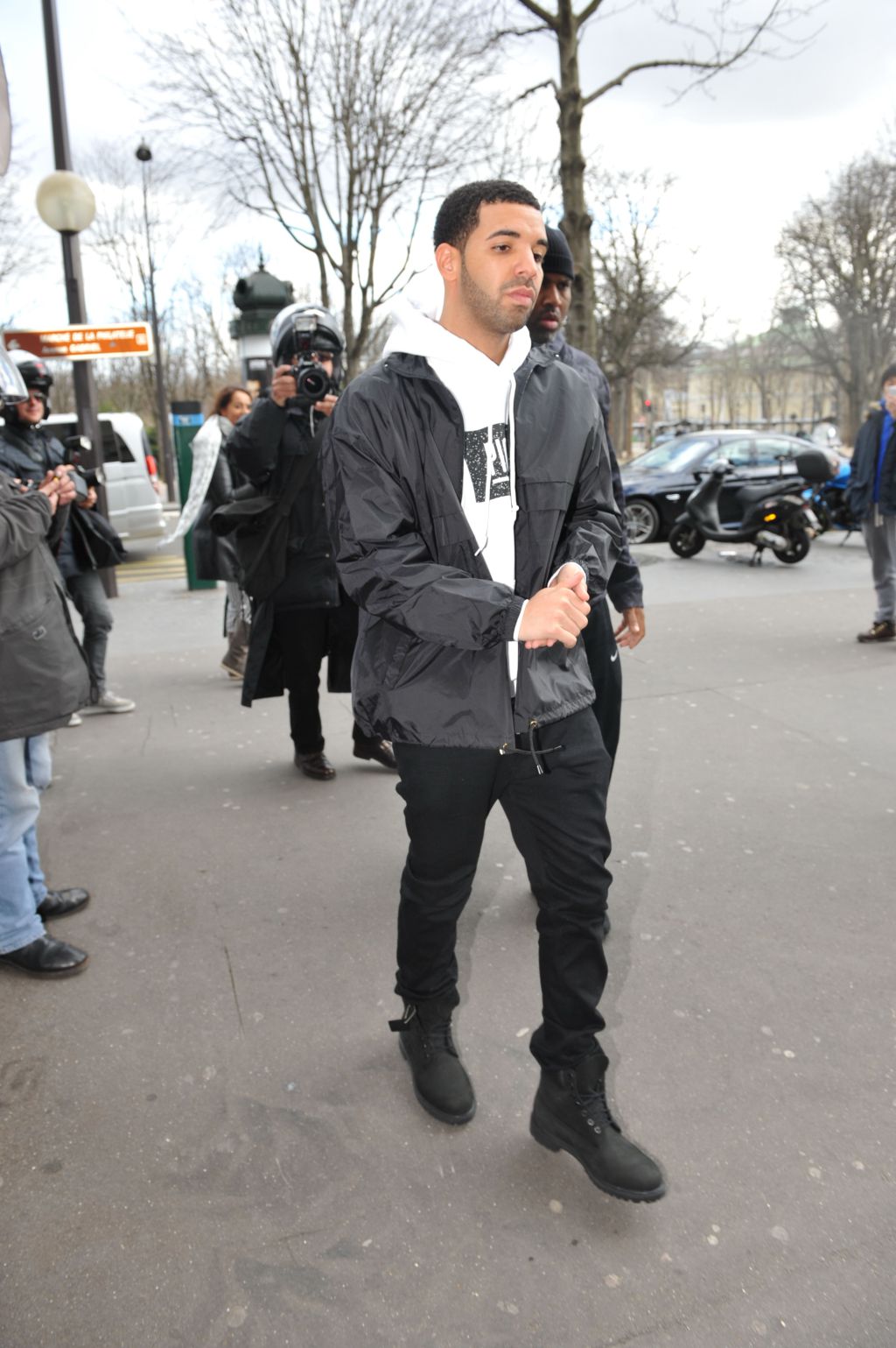 Drake Spotted Out In Paris