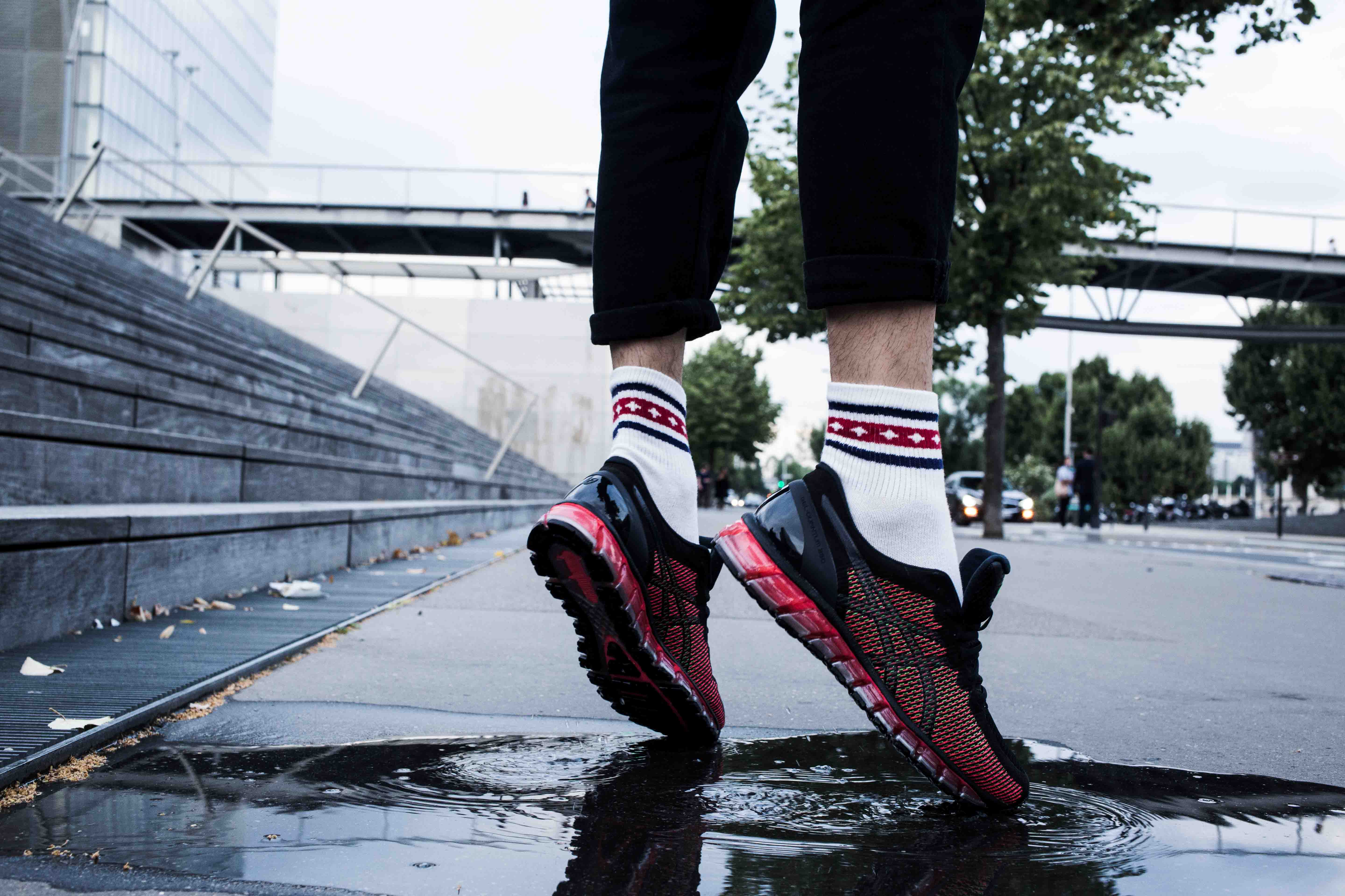 asics quantum 360 rouge et noir