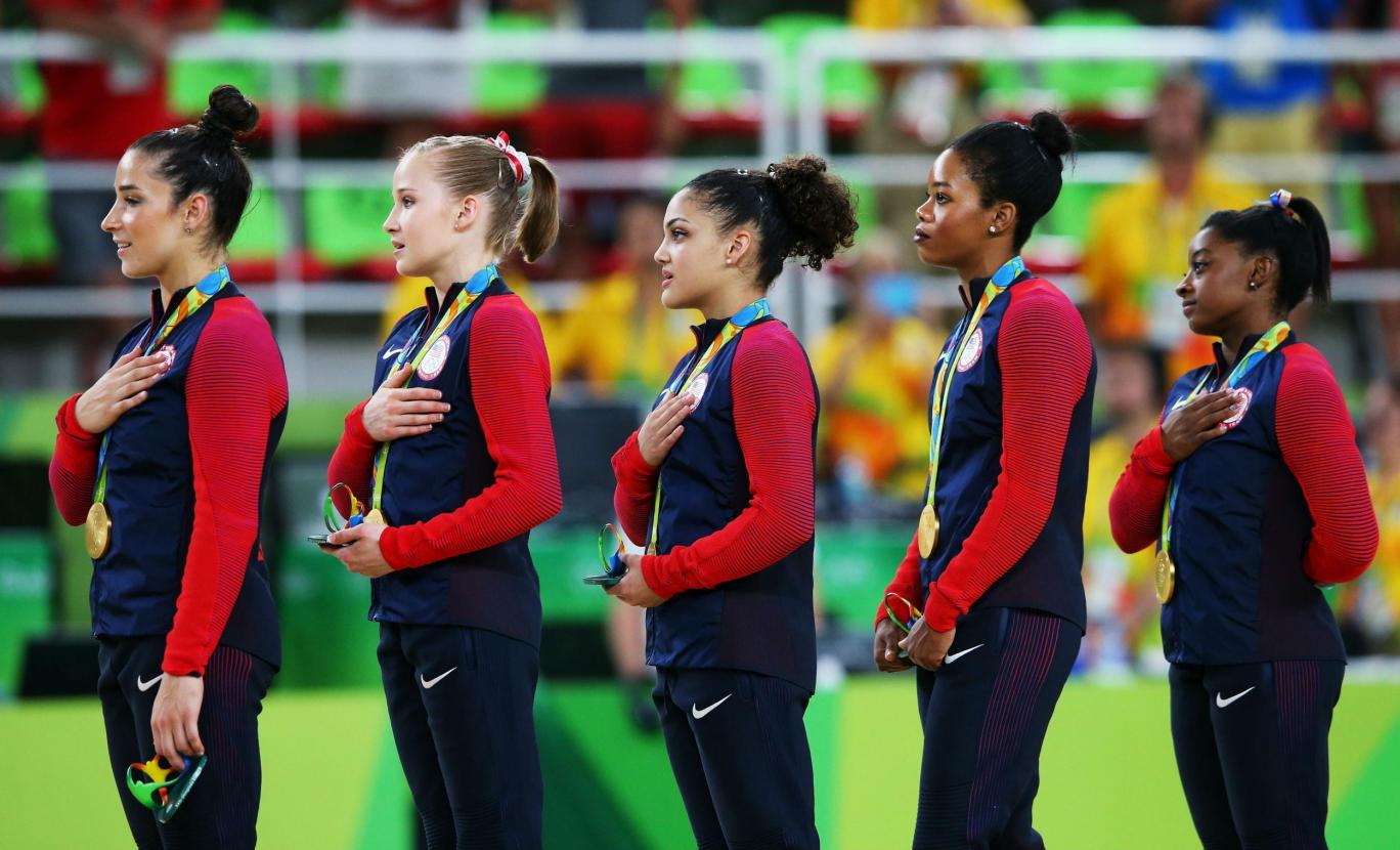 Gabrielle Douglas Hymne Jeux Olympiques Rio